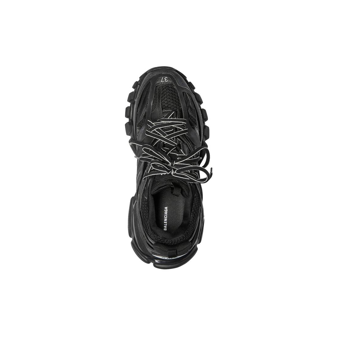 Women’s Track Sneaker in Black - Image 5